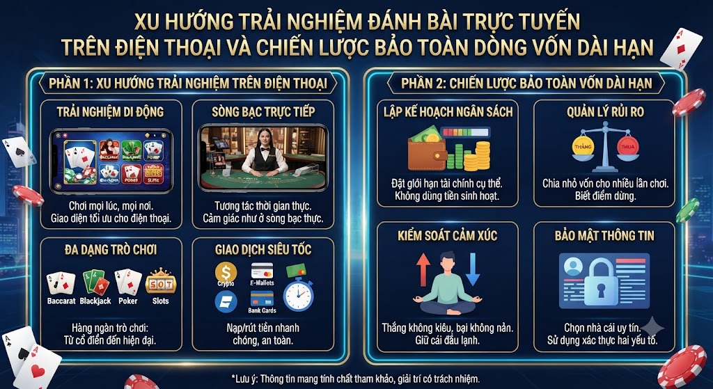 đánh bài trực tuyến trên điện thoại